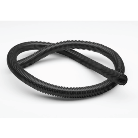 Black Plastic Vacuum Hose - 15m Length