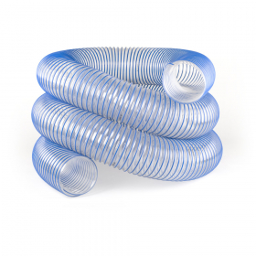 Heavy Duty Blue Spiral - Flexible Ducting - 5/10m Lengths