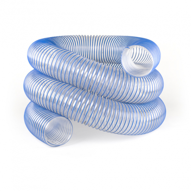 Heavy Duty Blue Spiral - Flexible Ducting | Dust Spares Ltd