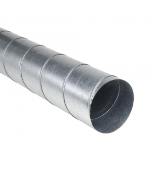 3m Length - Galvanised Spiral Duct